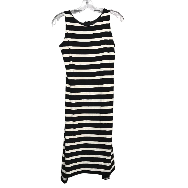 Dress Casual Short By Ann Taylor In Striped Pattern, Size:L