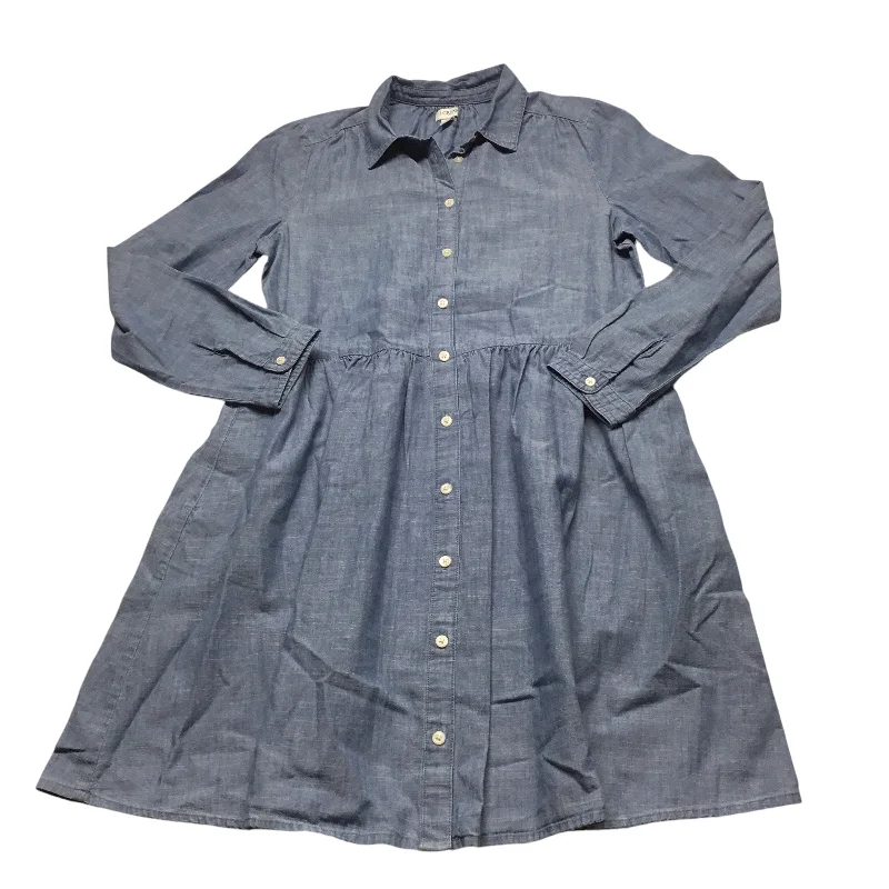 Dress Casual Short By J. Crew In Blue Denim, Size: 8