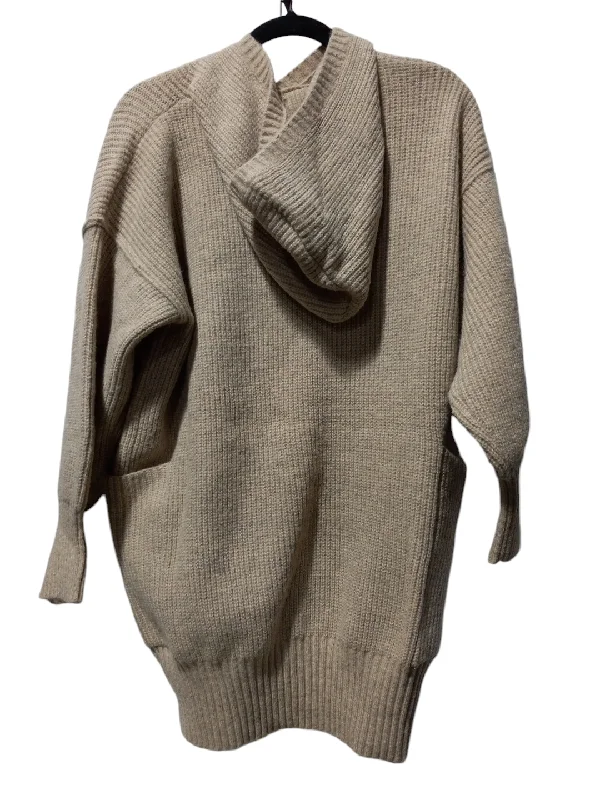 Dress Sweater By Clothes Mentor In Tan, Size: M