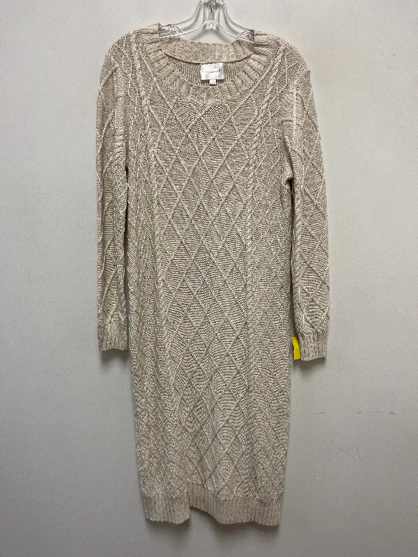 Dress Sweater By Line & Dot In Cream, Size: M