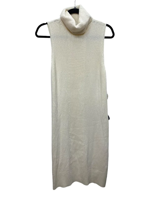 Dress Sweater By White House Black Market In Cream, Size: Xs