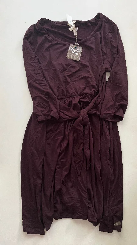 Dress Work By Matilda Jane In Wine, Size: Xl