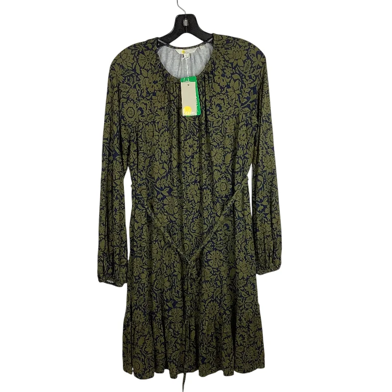 Dress Casual Midi By Boden In Green, Size: 8L