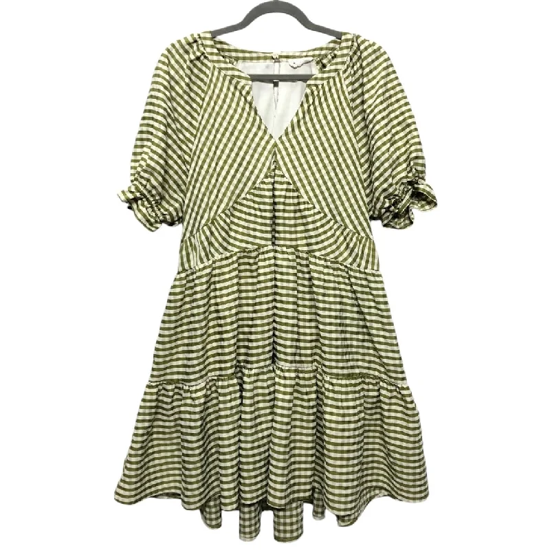 Dress Casual Midi By Clothes Mentor In Green, Size: L