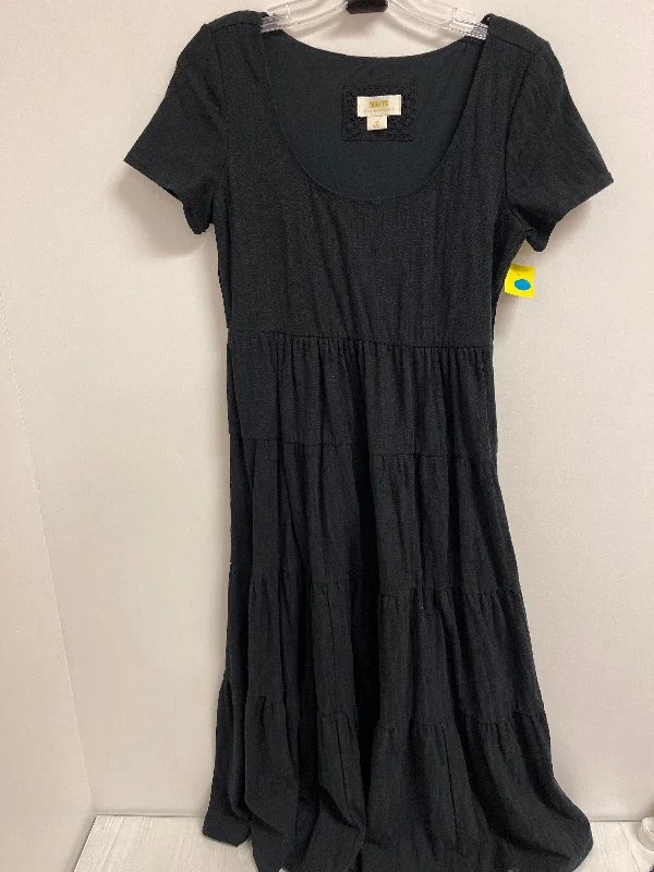 Dress Casual Midi By Maeve In Black, Size: Sp