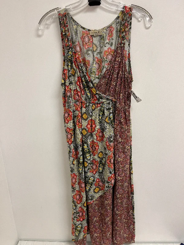 Dress Casual Midi By One World In Multi-colored, Size: M