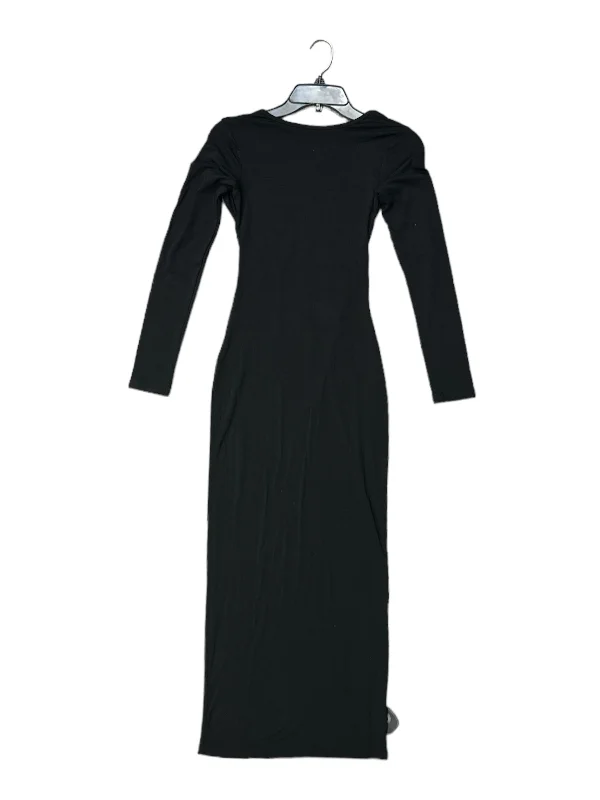 Black Dress Casual Maxi Cmc, Size 4