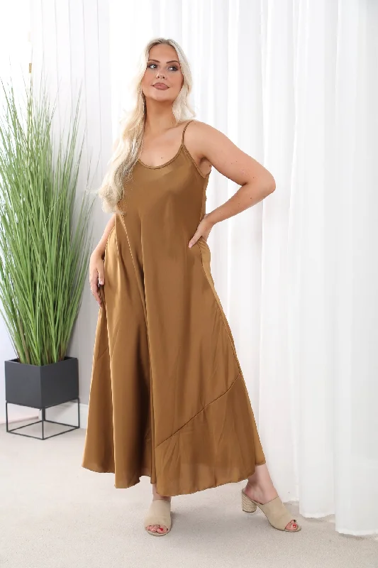 Florentine Maxi Dress Bronze