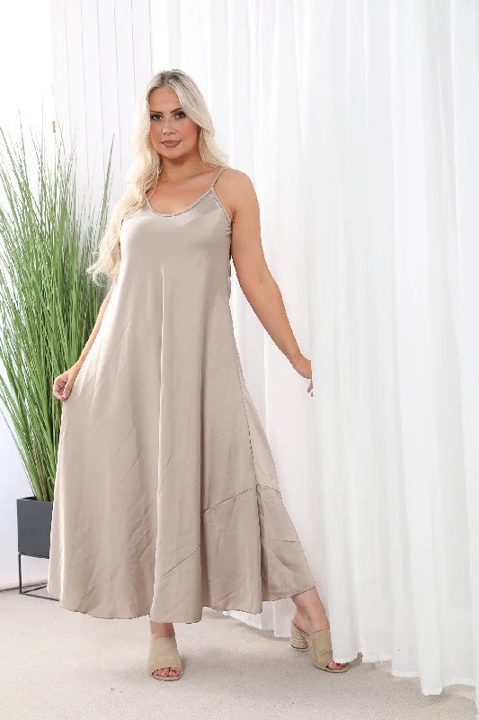 Florentine Maxi dress Platinum