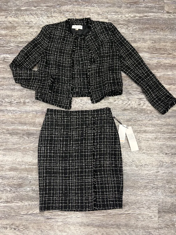 Black & White Skirt Set 2pc Calvin Klein, Size 2P