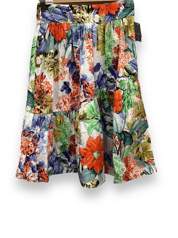 Floral Print Skirt Maxi Zara, Size Xs