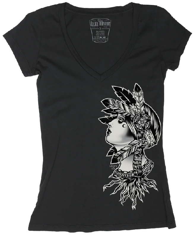 The PLUMA Deep V-Neck Tee