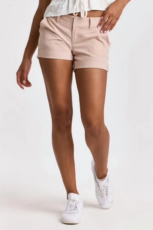 North Hampton Hise Rise Short In Striped Blush