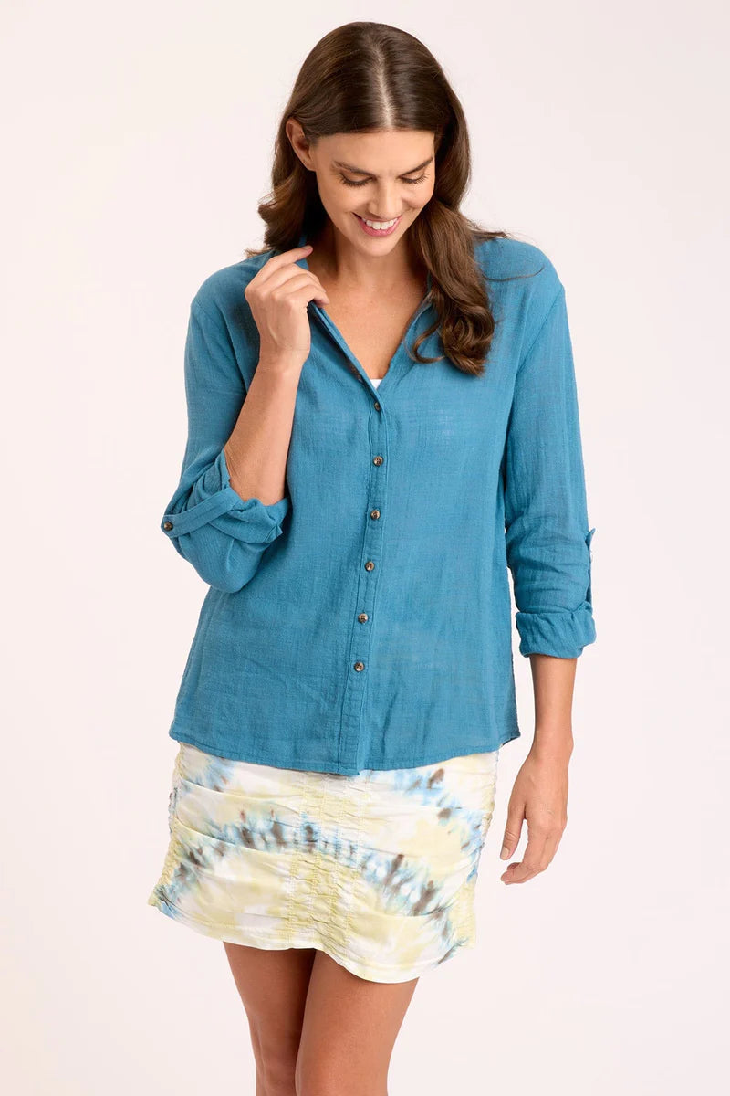 Porter Gauze Blouse - Safe Harbor