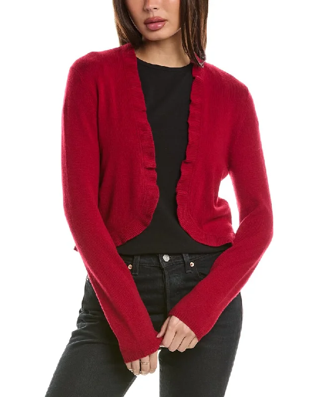 Hannah Rose Divine Ruffle Cashmere Bolero