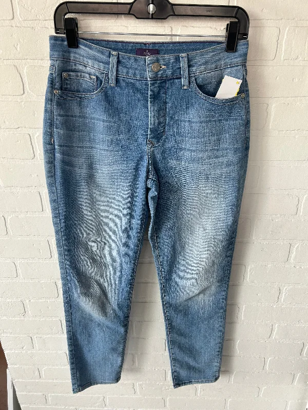 Jeans Skinny By Not Your Daughters Jeans In Blue Denim, Size: 6