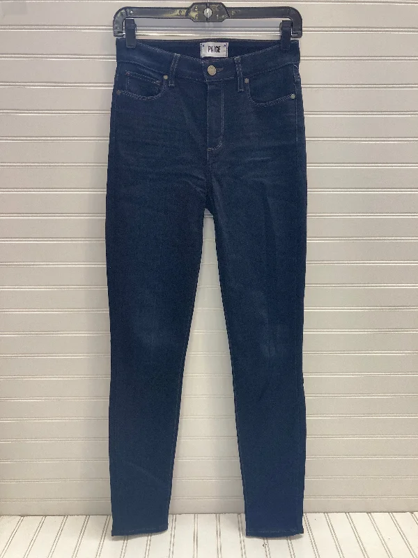 Jeans Skinny By Paige In Blue Denim, Size: 2