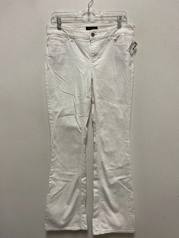 Jeans Skinny By White House Black Market In White, Size: 6