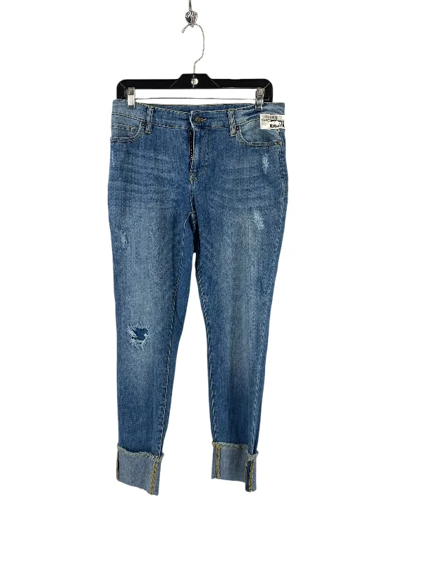 Jeans Straight By Faded Glory In Blue Denim, Size: 6