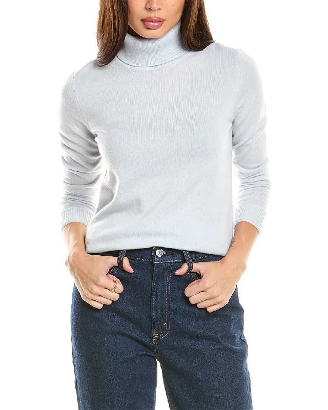 Malo Cashmere Turtleneck Wool & Cashmere-Blend Sweater