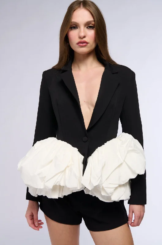 BONNE NUIT PEPLUM BLAZER