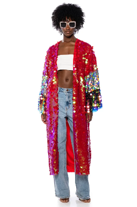 FOR THE DRAMA QUEENS SEQUIN DUSTER