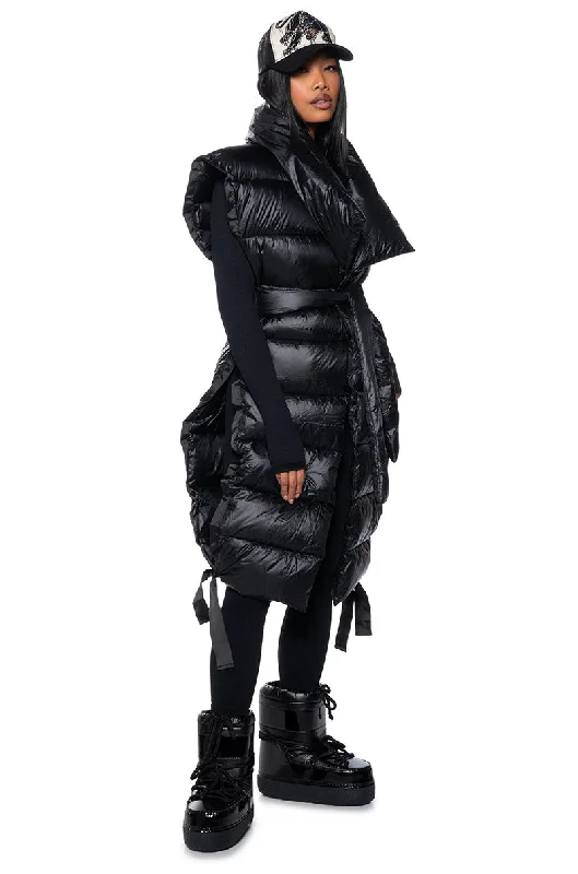 PILOT JONES LONG LINE PUFFER VEST