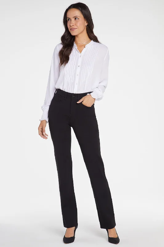 Marilyn Straight Pants - Black